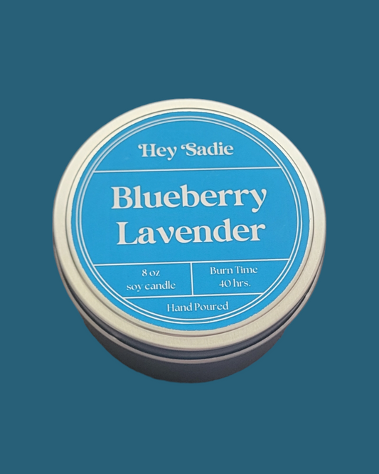 Blueberry Lavender Soy Candle